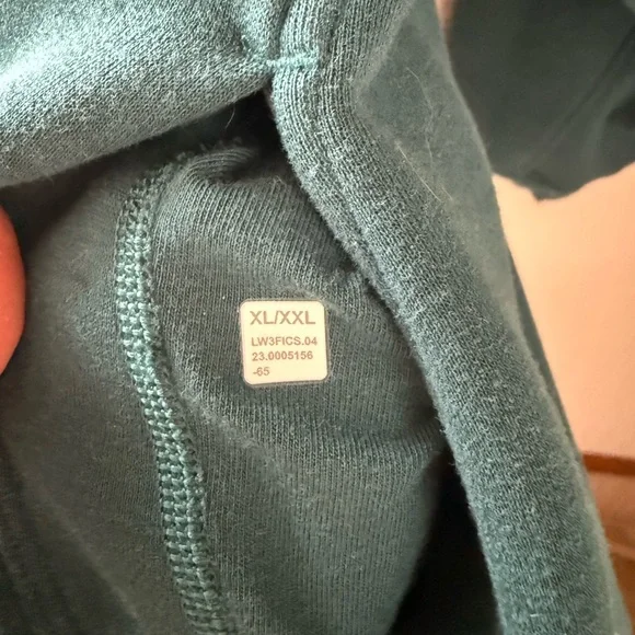 Lululemon Thick Fleece Lined Oversized Funnel Neck Half Zip Sweatshirt - XL/XXL - Picture 4 of 7